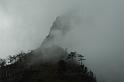 Mountain in clouds